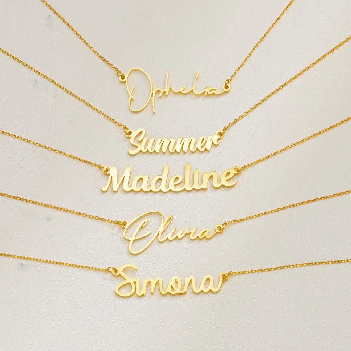 Custom Name Necklace for Women Personalised Cursive Letter Pendant Stainless Steel Jewelry Men Chain Choker Collar New 2024