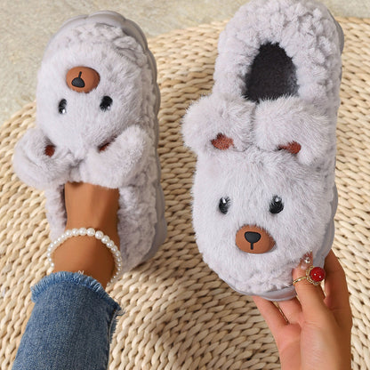 Cute Plush Furry Slippers