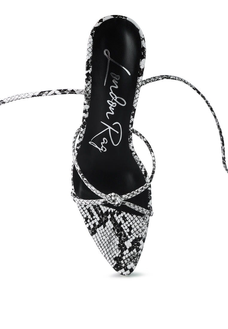 Bondage High Heel Lace Up Heels