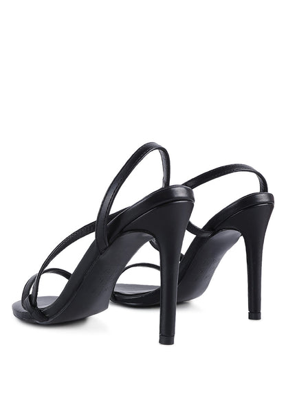 Epoque Heeled Strappy Slingback Sandals