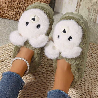 Cute Plush Furry Slippers