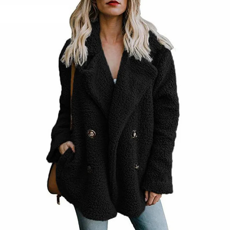 Plush Coat Women Winter Jackets Fluffy Teddy Coat