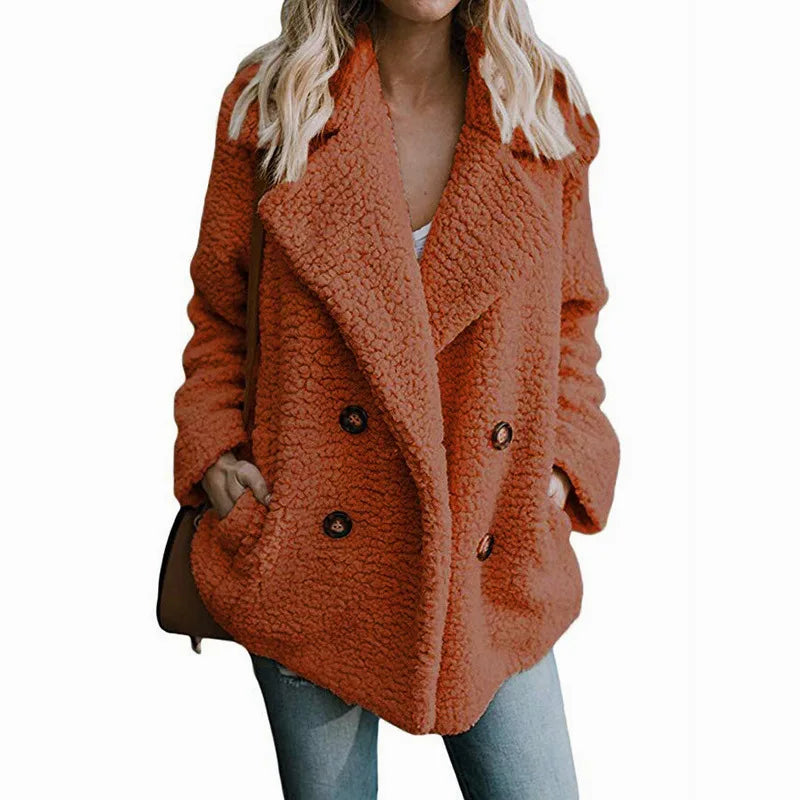 Plush Coat Women Winter Jackets Fluffy Teddy Coat