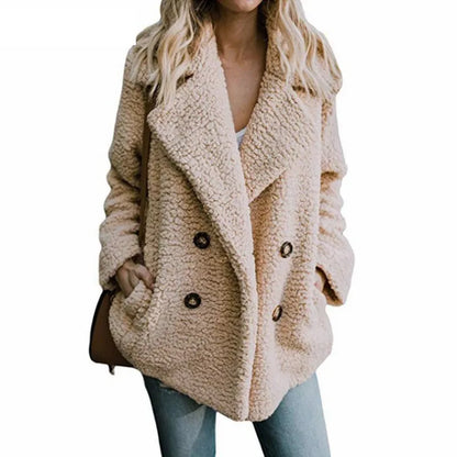 Plush Coat Women Winter Jackets Fluffy Teddy Coat