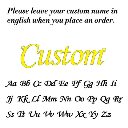 Custom Name Necklace for Women Personalised Cursive Letter Pendant Stainless Steel Jewelry Men Chain Choker Collar New 2024